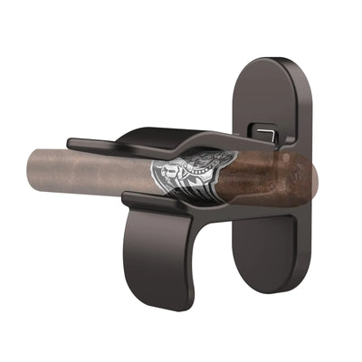 DoohowCase Golf Carts Magnetic Cigar Holder Universal Cigar Clip Mount with Stick-On Metal Pads for Golf Push Pull Carts Glossy Metal Clip Clamp for EZGO/Club Car/Yamaha/Cushman Golf Carts